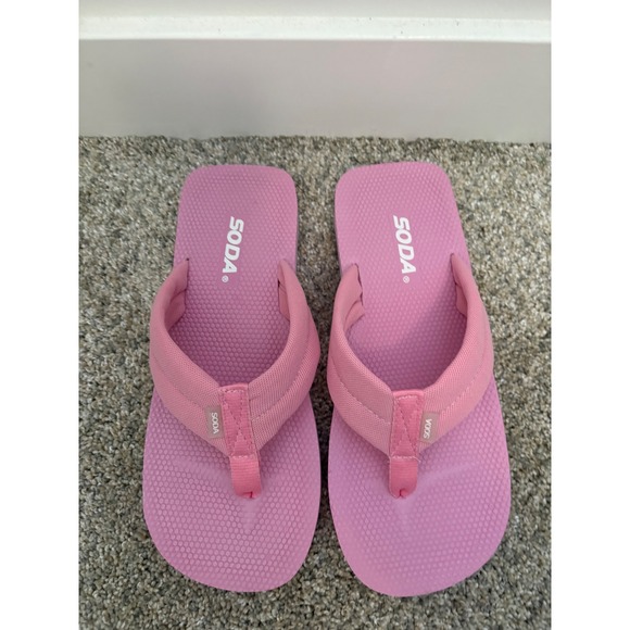 Vintage Y2K Soda Pink Flip Flops – Size 7.5 – New in Box - Picture 2 of 5